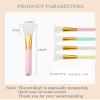 4pcs Silicone Face Mask Applicators Kit, Soft Flexible Hairless Brushes Set for Mud Clay,Charcoal Mixed Mask or Moisturizers,Facial Body Beauty Tool view 4