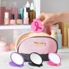 100pcs Breast Cancer Awareness Gifts for Women Pink Ribbon Mini Folding Makeup Mirror Bulk Round Pocket Portable Mirror Breast Cancer Awareness Accessories for Girls Survivor Party Favors Supplies view 4