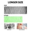 African Net Sponge, Nylon Exfoliating Bath Net Cloth Back Scrubber Towels Dead Skin Removal Shower Washcloth Long Body Scrub Cloth for Men & Women (Black) view 3
