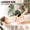 African Net Sponge, Nylon Exfoliating Bath Net Cloth Back Scrubber Towels Dead Skin Removal Shower Washcloth Long Body Scrub Cloth for Men & Women (Black) view 4