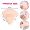 6Pcs Triangle powder puffs with 1Pc Storage Box Kit,Beige Soft velvet Face Makeup Sponge Powder Puffs Set for Face Powder Setting loose Powder Mineral Powder Cosmetic Foundation Blending Wet Dry view 2