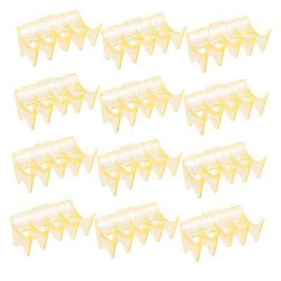 Beavorty 12Pcs High-Temperature Resistant Hair Perm Rods Holders Plastic Hair Curling Tools Rack for Salon Use Sturdy Curlers Storage Stands