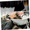 BATHVEVE 6pcs Disposable Barber Neck Strips Hair Cutting Neck Paper for Salons Waterproof and Adhesive Tape Hairdresser Strips for Professional Use view 2