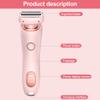 Electric Shaver, 2 in 1 Women's Body Shaver, Hair Remover, Electric Lady Razor, Waterproof Electrics Bikini Trimmer for Women (Pink+Blue) view 4