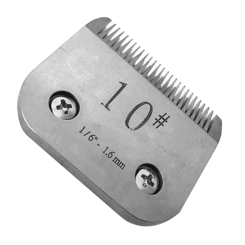 1.6mm Replacement Detachable Dog Clipper Blade, Size-10F for Wahl KM2, KM5, KM10, A5 Clippers