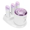 YUYTE 4 in 1 Wax Warmer,3 Roll On Wax Warmer,Anti Scald,220W Hair Removal Roll Machine for Home Use,Single Pot Transparent Lid (US Plug 110V) view 3
