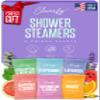 Cleverfy Beauty Bundle - 6 Pack Shower Steamers and 2 Pack TShape Silicone Chestpads view 2