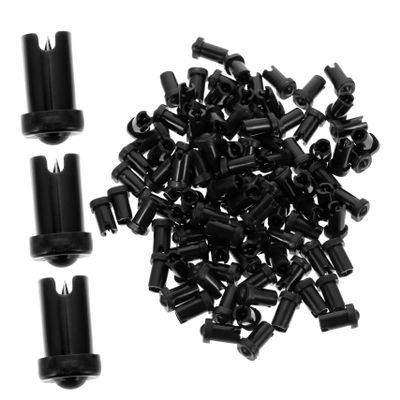 GALPADA 100pcs Eyelash Glue Bottle Nozzle Needles  Anti-Clog Pins for Lash Extensions  Precision Applicator Tools