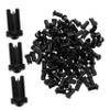 GALPADA 100pcs Eyelash Glue Bottle Nozzle Needles  Anti-Clog Pins for Lash Extensions  Precision Applicator Tools view 1