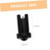 GALPADA 100pcs Eyelash Glue Bottle Nozzle Needles  Anti-Clog Pins for Lash Extensions  Precision Applicator Tools view 2