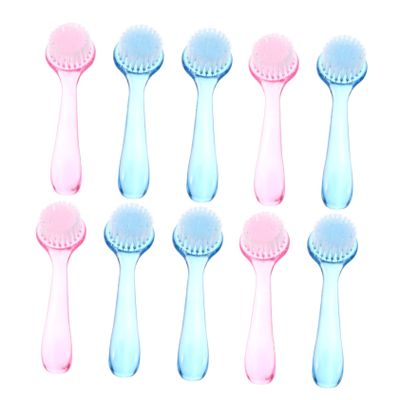 Anneome 10pcs Handle Grip Nail Brush Flexible Bristles for Manicure and Pedicure Water Resistant Cleaning Tools for Men Women Travel Friendly Design