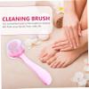 Anneome 10pcs Handle Grip Nail Brush Flexible Bristles for Manicure and Pedicure Water Resistant Cleaning Tools for Men Women Travel Friendly Design view 4