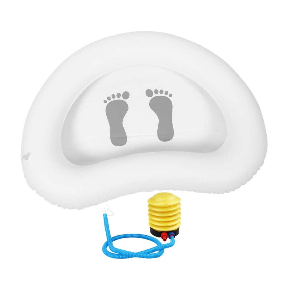 BESPORTBLE Inflatable Foot Basin Portable Foot Bath Collapsible Wash Basin Spa Bath Tub