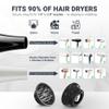 Universal Hair Diffuser Attachment for 1.4-2.4 in Blow Dryers, Black view 2