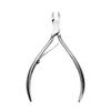 Nobelcrafts - Cuticle Nipper/Trimmer - Professional Stainless Steel #16 Full Jaw Nippers For Hands and Feet - Satin view 1