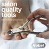 Nobelcrafts - Cuticle Nipper/Trimmer - Professional Stainless Steel #16 Full Jaw Nippers For Hands and Feet - Satin view 4