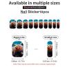 Clown Fish Nail Stickers 50 Sheets Gloss Nail Strips Bundle Long Lasting Gel Nail Stickers Art Decals Easy to Apply and Remove for Women DIY Decorations view 3