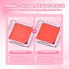 Blush Palette Duo  Cream & Powder Blush Set in Orange Red, Long-Wearing & Moisturizing, Easy to Blend, Radiant Coverage for Cheeks, Eyes & Lips, Magnetic Palette Compatible (2-Pack, Cherry Rush) view 4