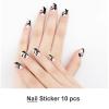 Kickboxing Nail Stickers 50 Sheets Gloss Nail Strips Bundle Long Lasting Gel Nail Stickers Art Decals Easy to Apply and Remove for Women DIY Decorations view 2