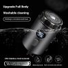 Mini Portable Electric Travel Shaver for Men, Pocket SizeShaver with Led Display, USB Rechargeable Waterproof Face Beard Trimmer, Ipx7 Washable (Gray) view 4