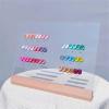 Acycoin2A DIY Acrylic Nail Art Sample Display Board Transparent Color Rack view 1