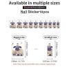 Sheep Nail Stickers 50 Sheets Gloss Nail Strips Bundle Long Lasting Gel Nail Stickers Art Decals Easy to Apply and Remove for Women DIY Decorations view 3