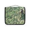 The Green Rolling Prairioiletry kit for Men with Hanging Hook Essential Cosmetic Bag Bathroom view 2