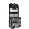 The Green Rolling Prairioiletry kit for Men with Hanging Hook Essential Cosmetic Bag Bathroom view 3