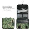 The Green Rolling Prairioiletry kit for Men with Hanging Hook Essential Cosmetic Bag Bathroom view 4