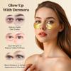 DERMORA Golden Glow Under Eye Patches 15 Pairs and Original Foot Peel Masks 2 Pack view 3