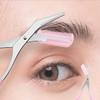 Quintathletic Stainless Steel Facial Hair Removal Shaver Cutter Eyebrow Trimmer Scissors Color Titanium with Comb Removable Makeup Accessories view 3