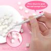 100PCS Nail Sponges for Ombre, White Soft Sponges with 1PC Grabbing Pen for Gradient Nail Design, Mini Disposable Nails Art Sponge, Manicure Nails Art Tools view 4