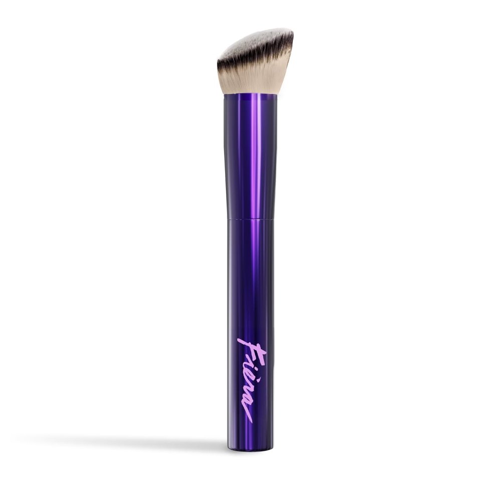 Angled Foundation Brush for Eyes & Nose  Precise Blending Makeup Brush for Flawless Coverage  Soft, Non-Shedding, Cruelty-Free Brush for Spot Concealing & Hard-to-Reach Areas