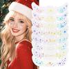 8Pcs Face Makeup Patches, Glitter Freckles Face Tattoo for Teenagers & Young Women, Sparkle Freckles Makeup Patches, Waterproof Face Glitter Freckles for Christmas (8PcsD Holographic Multicolor) view 1