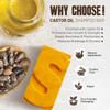 Herbishh Castor Oil Shampoo Bar  Nourishing Solid Shampoo Bar for Hair Growth & Thinning Hair  Castor Oil Shampoo Soap for Moisturized Scalp  Natural Soap 3.53 oz Pack of 3 view 2