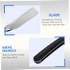 Healeved Manual Straight Shaving Razor for Men Safe Razor Tool for Beard Hair Professional Barber Supplies for Home Salon Use Easy for Less Skin Irritation view 3