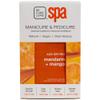 BCL Spa Mandarin + Mango Professional Pedicure Kit Foot Spa Set  Exfoliate, Hydrate & Refresh Skin | Dead Sea Salt Soak, Sugar Scrub, Moisture Mask & Massage Cream | Professional & Home Uses view 2