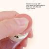 5 in 1 Makeup Brush Rose Gold Multifunctional Foundation Sponge Loose Powder Eyebrow Eyeshadow Lip Brush Telescopic Design for Travel Home Cosplay view 3