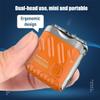 Portable Rotary Dual Ring Electric Shaver, Mini Small Steel Cannon Rotary Dual Ring Electric Razor, Rechargeable One-Button Long Lasting for Home Travel (2PC-B-C) view 3