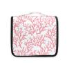 Peach Coral Shaving kit Travel Bag with Hanging Hook Accessories Hanging Toiletry Bag Backpacking view 2