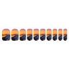 Greece Island Sunset Landscape Nail Stickers 50 Sheets Gloss Nail Strips Bundle Long Lasting Gel Nail Stickers Art Decals Easy to Apply and Remove for Women DIY Decorations view 1