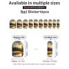 Sunrise on The Lake Nail Stickers 50 Sheets Gloss Nail Strips Bundle Long Lasting Gel Nail Stickers Art Decals Easy to Apply and Remove for Women DIY Decorations view 3