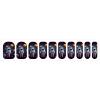 Astronaut Solar System Planets Nail Stickers 50 Sheets Gloss Nail Strips Bundle Long Lasting Gel Nail Stickers Art Decals Easy to Apply and Remove for Women DIY Decorations view 1