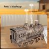 Pssopp Train Humidifier, 300ml Capacity Vintage Steam Train Diffuser Ultrasonic Cool Mist Humidifier for Office Bedroom view 4