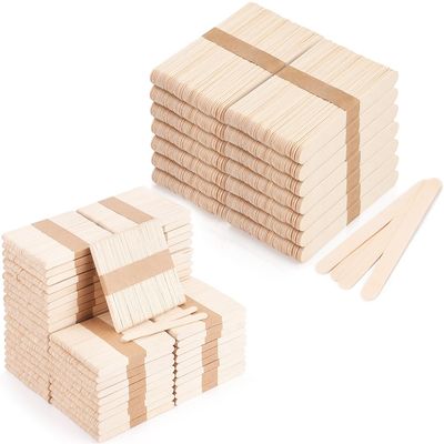 1200 Pcs Large Wax Sticks & 3000 Pcs 4.5 Inch Popsicle Sticks for Crafts