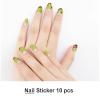 Funny Ladybug Holding Umbrellas Nail Stickers 50 Sheets Gloss Nail Strips Bundle Long Lasting Gel Nail Stickers Art Decals Easy to Apply and Remove for Women DIY Decorations view 2