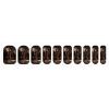 Brown Labrador Retriever Nail Stickers 50 Sheets Gloss Nail Strips Bundle Long Lasting Gel Nail Stickers Art Decals Easy to Apply and Remove for Women DIY Decorations view 1