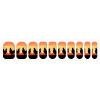 Animal Chickens Nail Stickers 50 Sheets Gloss Nail Strips Bundle Long Lasting Gel Nail Stickers Art Decals Easy to Apply and Remove for Women DIY Decorations view 1