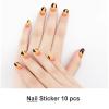 Animal Chickens Nail Stickers 50 Sheets Gloss Nail Strips Bundle Long Lasting Gel Nail Stickers Art Decals Easy to Apply and Remove for Women DIY Decorations view 2
