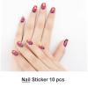 Beach Sunset Nail Stickers 50 Sheets Gloss Nail Strips Bundle Long Lasting Gel Nail Stickers Art Decals Easy to Apply and Remove for Women DIY Decorations view 2